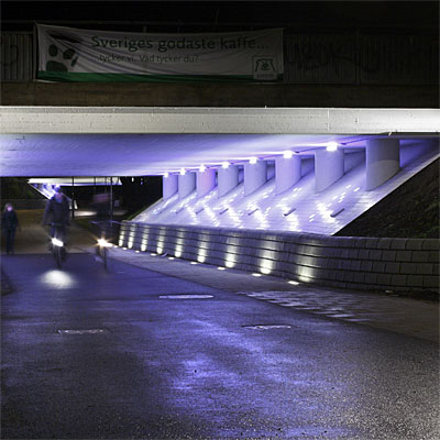 Projekt, Tunnelbelysning: Både säker och estetisk belysning
