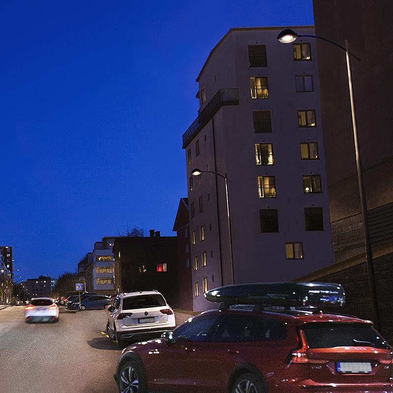 Projekt, Gatubelysning: Humblegatan i Sundbyberg, gatubelysning från Flux_Eclatec
